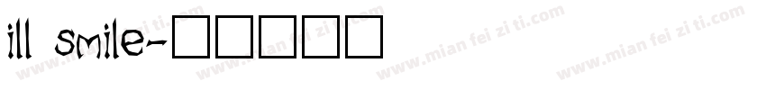 ill smile字体转换